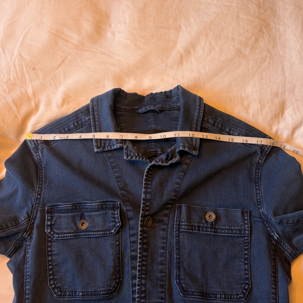 John Varvatos Dark Blue Shirt Jacket - Picture 7 of 7